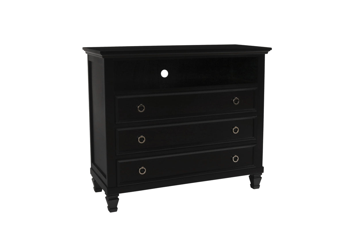 TAMARACK MEDIA CHEST- BLACK