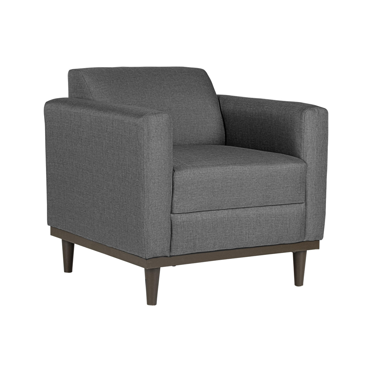 AIDEN CHAIR W/1 THROW PILLOW-SILVER GRAY - galleria furniture outlet