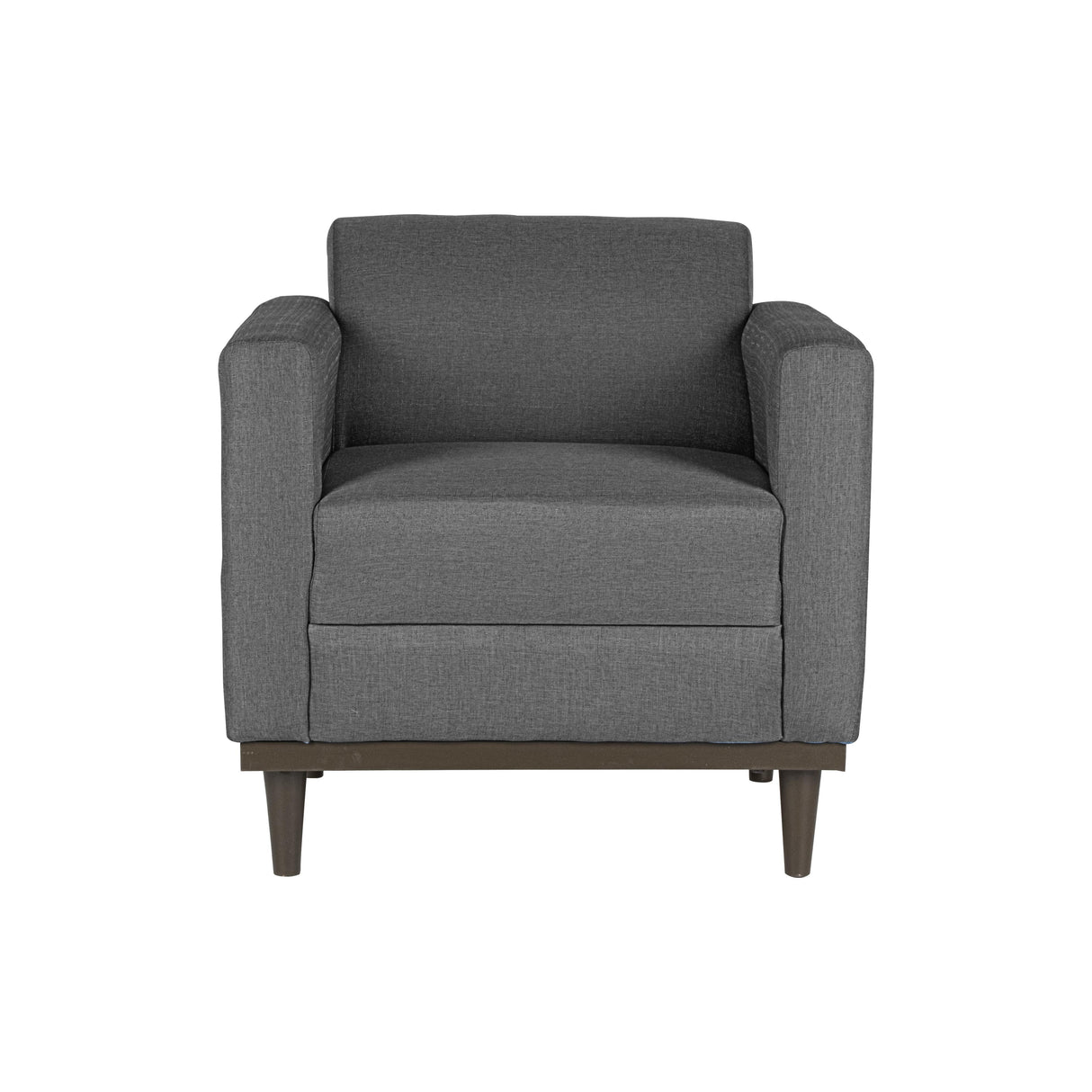 AIDEN CHAIR W/1 THROW PILLOW-SILVER GRAY - galleria furniture outlet