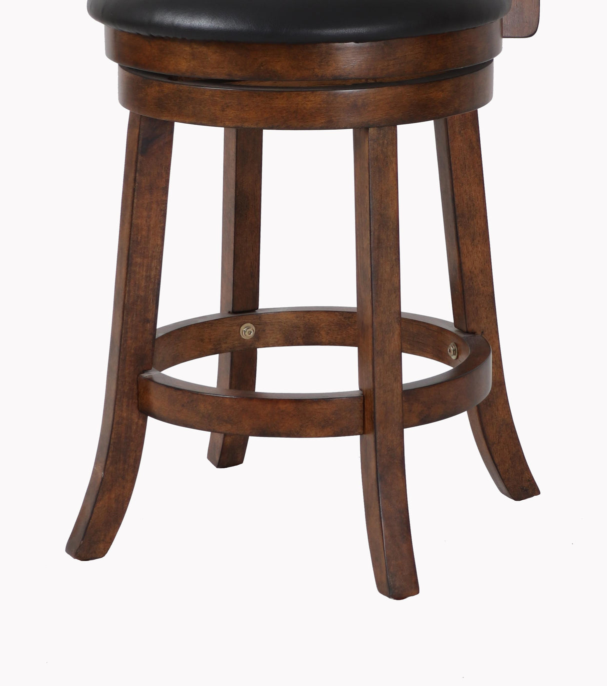 BRISTOL 24" COUNTER STOOL-DK BROWN W/PU SEAT - galleria furniture outlet