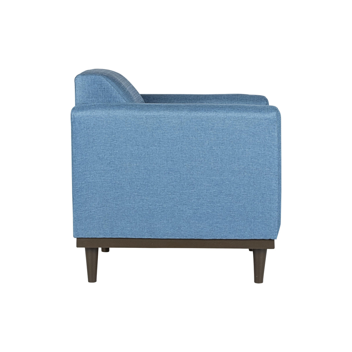 AIDEN CHAIR W/1 THROW PILLOW-BLUE - galleria furniture outlet