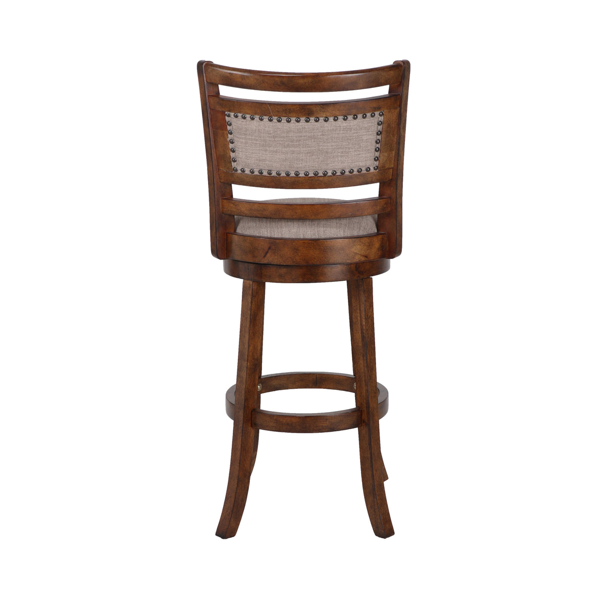 ABERDEEN 29" BAR STOOL-DK BROWN W/FABRIC SEAT - galleria furniture outlet