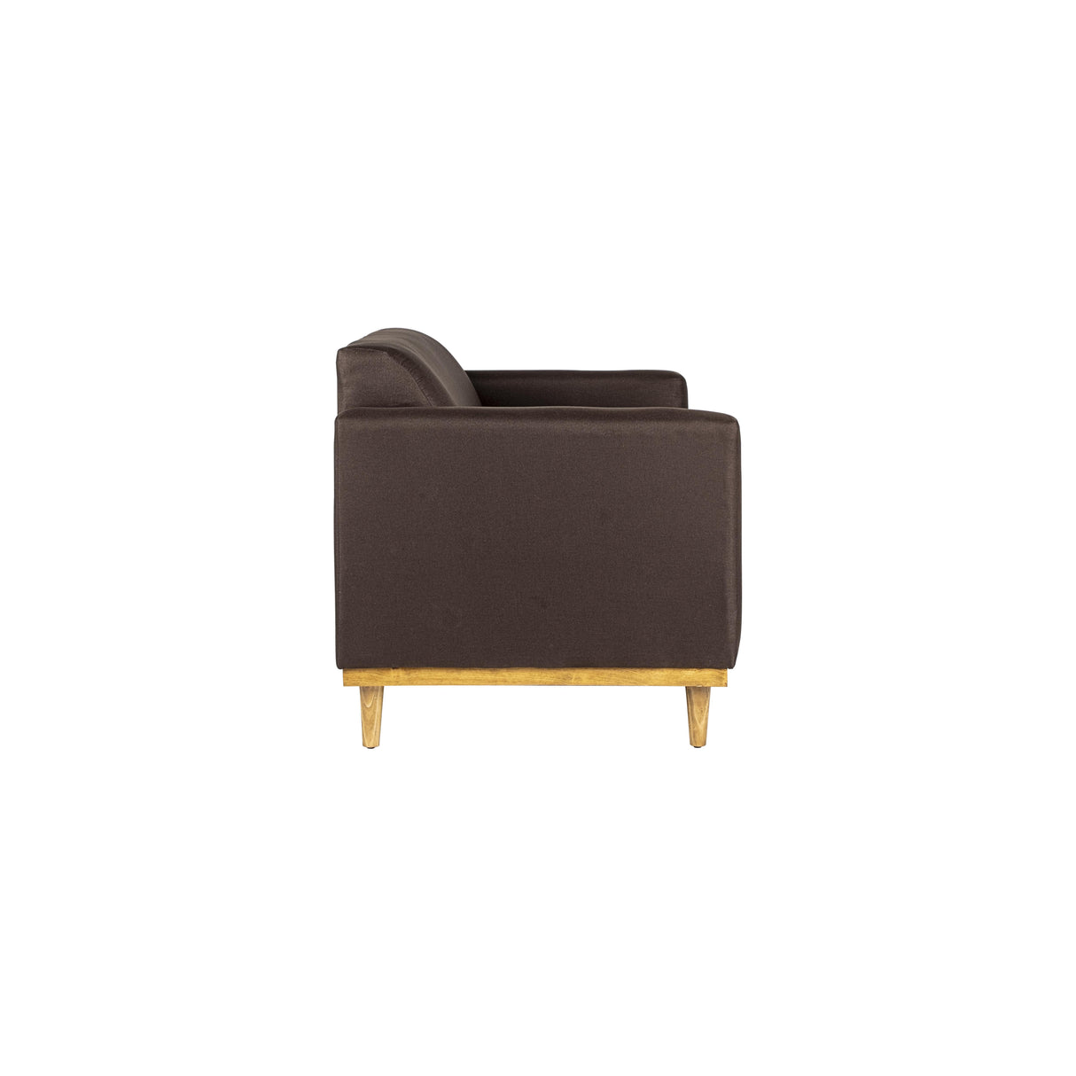 AIDEN LOVESEAT W/2 THROW PILLOWS-CHOCOLATE