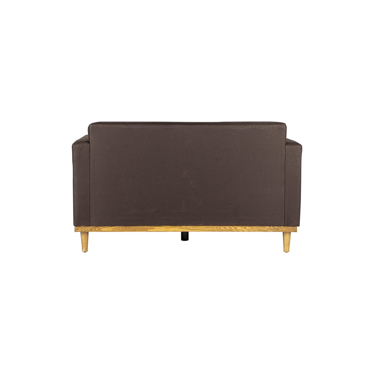 AIDEN LOVESEAT W/2 THROW PILLOWS-CHOCOLATE - galleria furniture outlet