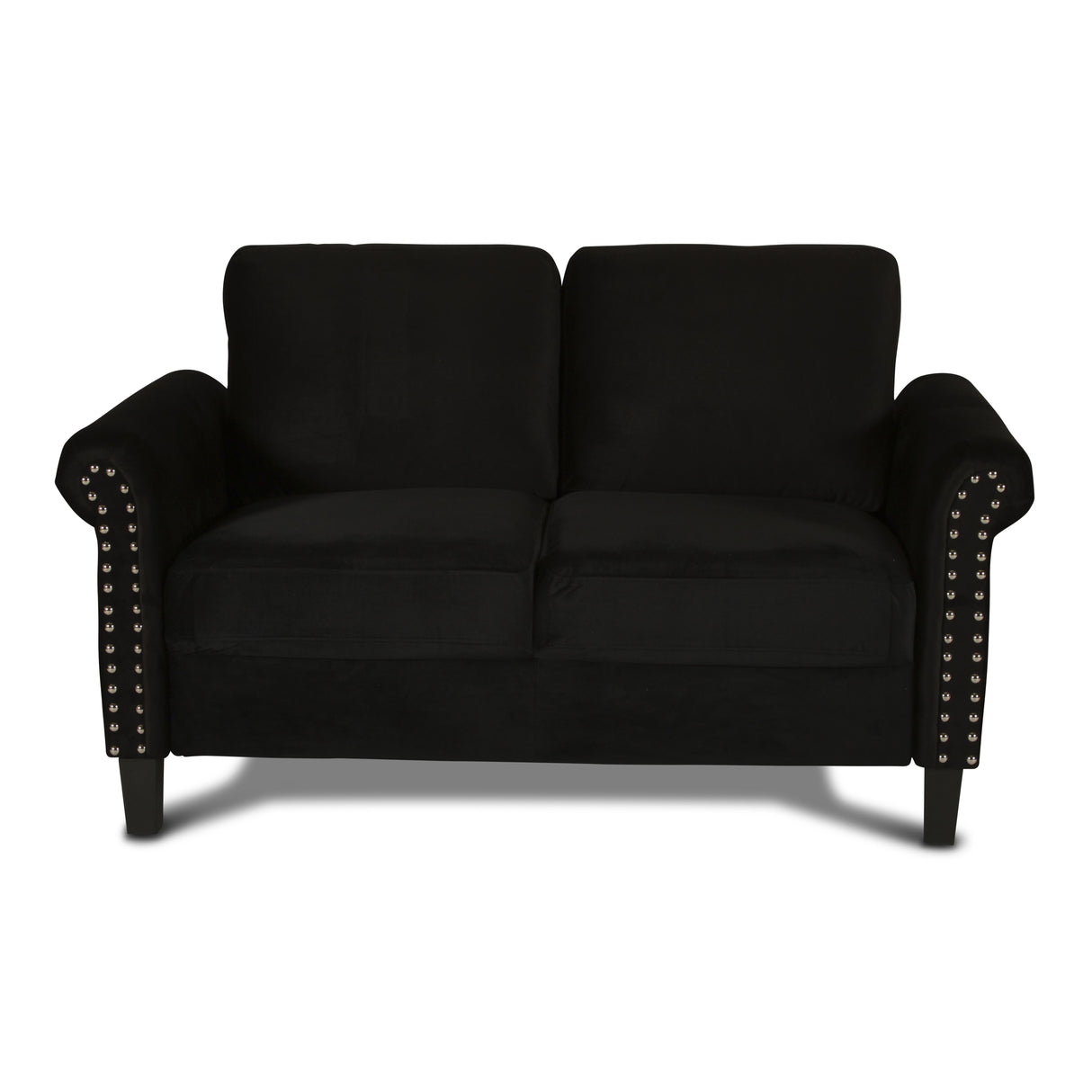 ALANI LOVESEAT-BLACK - galleria furniture outlet