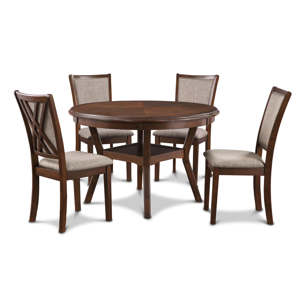 AMY 5 PC DINING SET-CHERRY - galleria furniture outlet