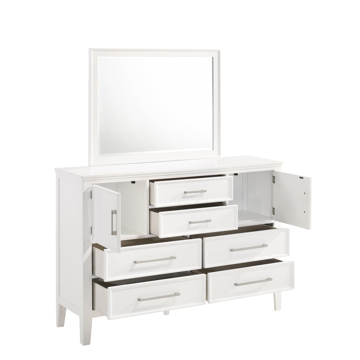 ANDOVER MIRROR-WHITE - galleria furniture outlet