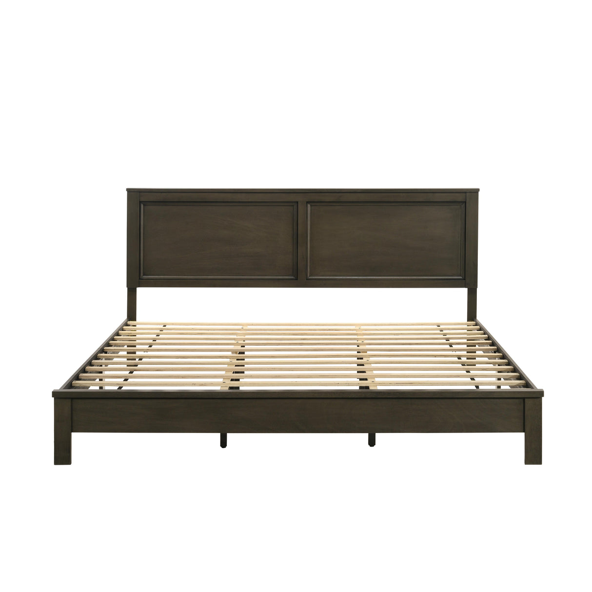 ARIES 6/6 EK PANEL BED-HB/FB/RAILS-GRAY