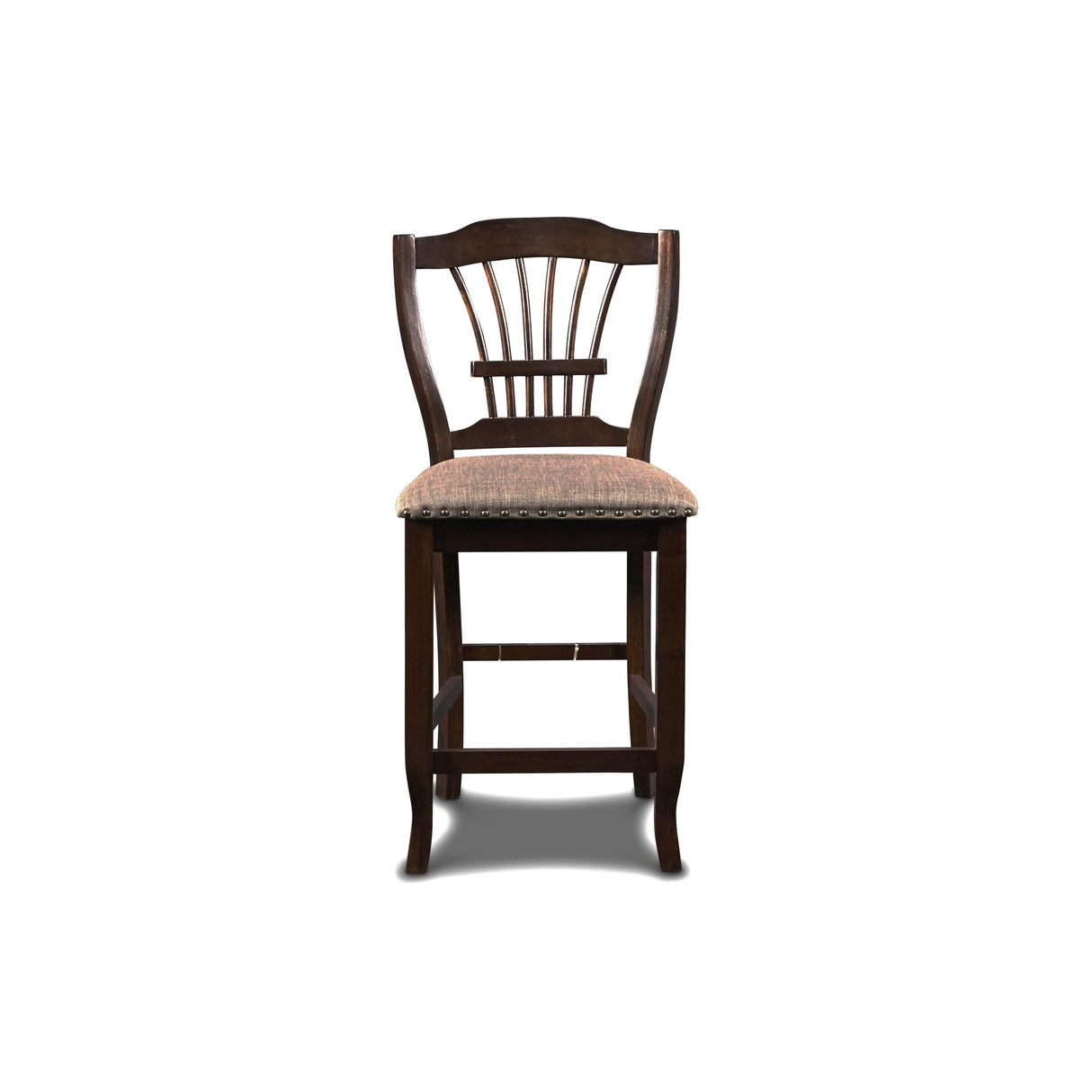 BIXBY COUNTER CHAIR (2 PER CARTON)-ESPRESSO - galleria furniture outlet