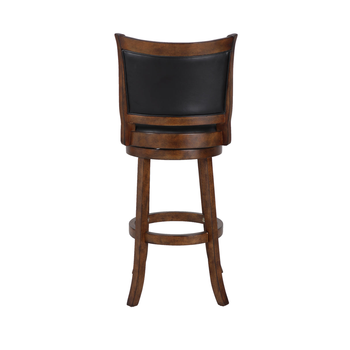 BRISTOL 29" BAR STOOL-DK BROWN W/PU SEAT