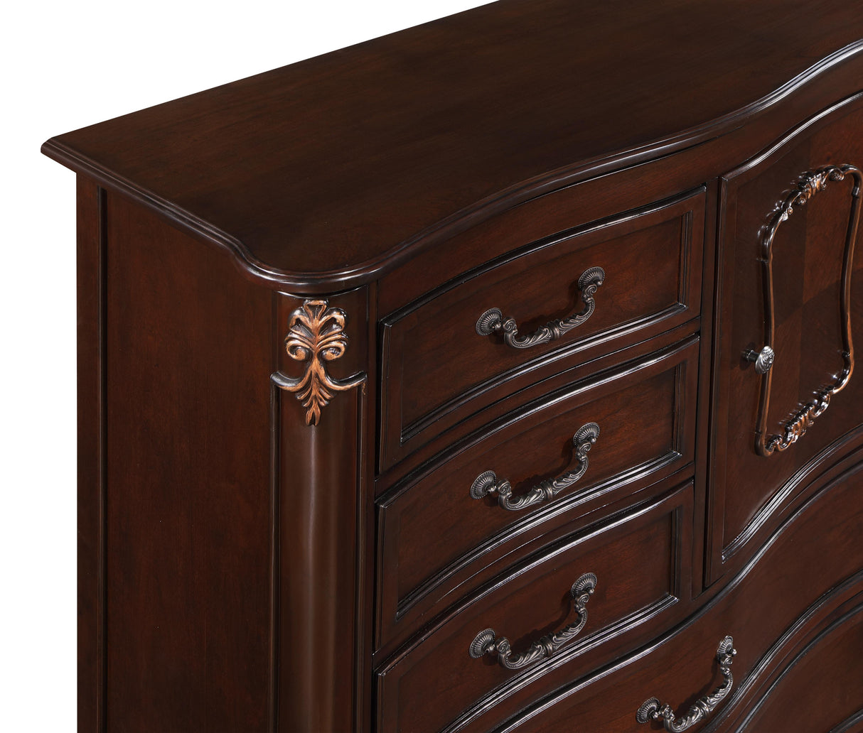 CONSTANTINE CHEST-CHERRY - galleria furniture outlet