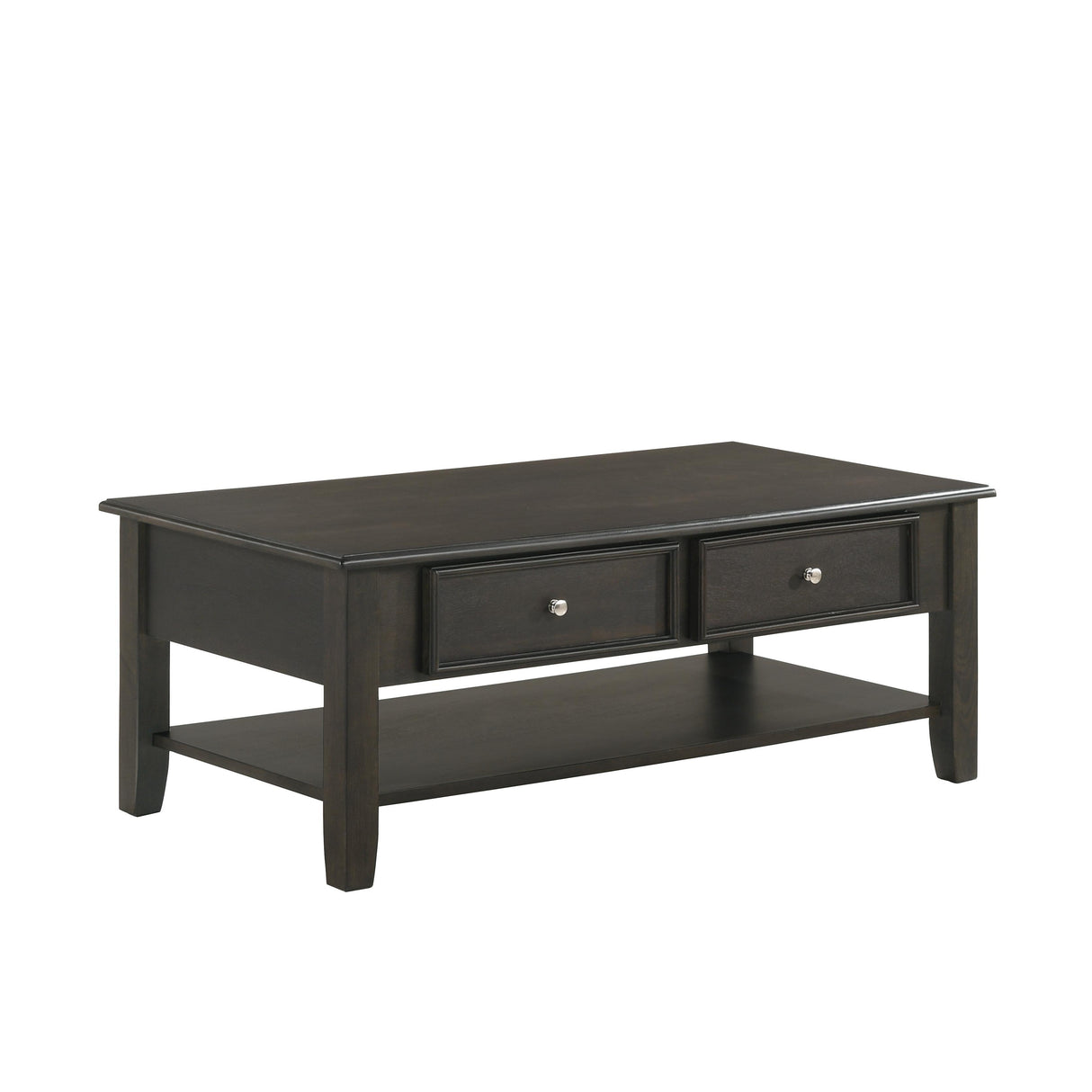 EVANDER COFFEE TABLE WITH DRAWER-ESPRESSO