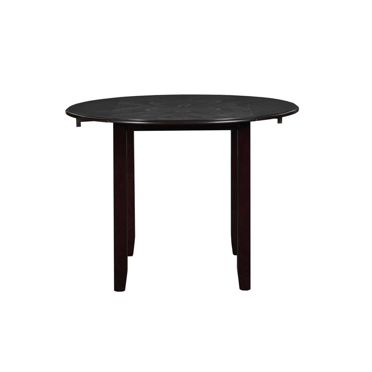 GIA 42" DINING DROP LEAF TABLE W/2 CHAIRS-EBONY