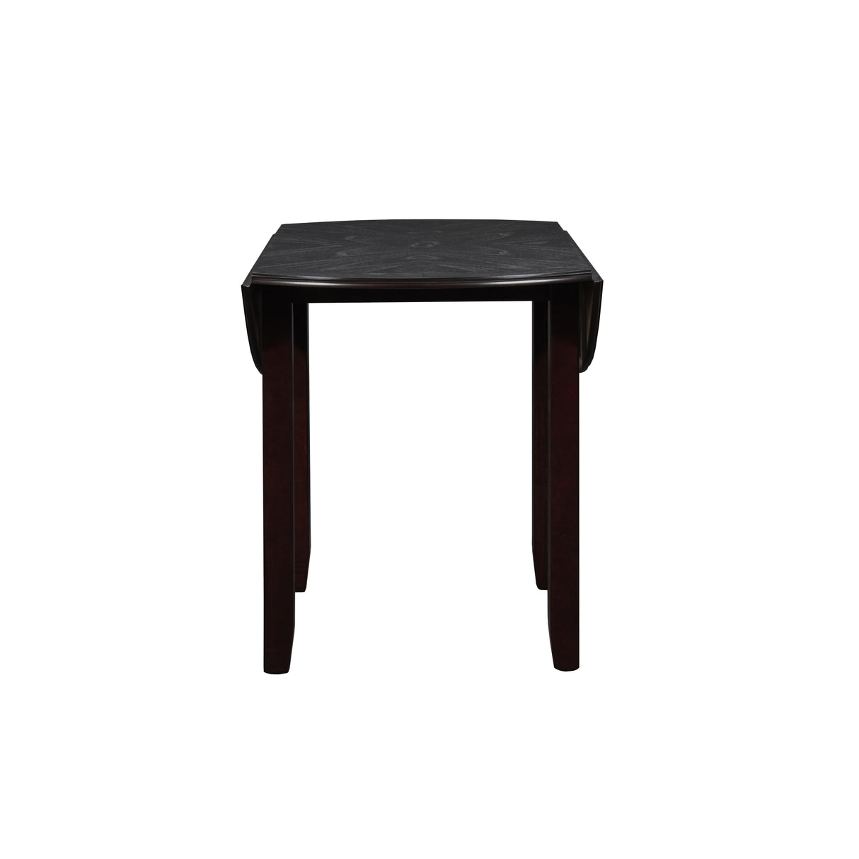 GIA 42" DINING DROP LEAF TABLE W/2 CHAIRS-EBONY - galleria furniture outlet