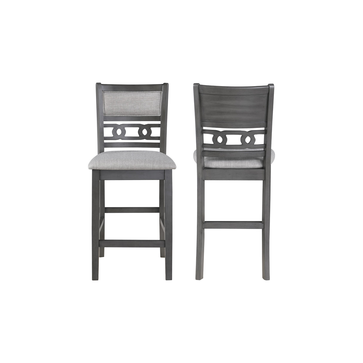 GIA DINING CHAIRS (2/CTN)-GRAY - galleria furniture outlet