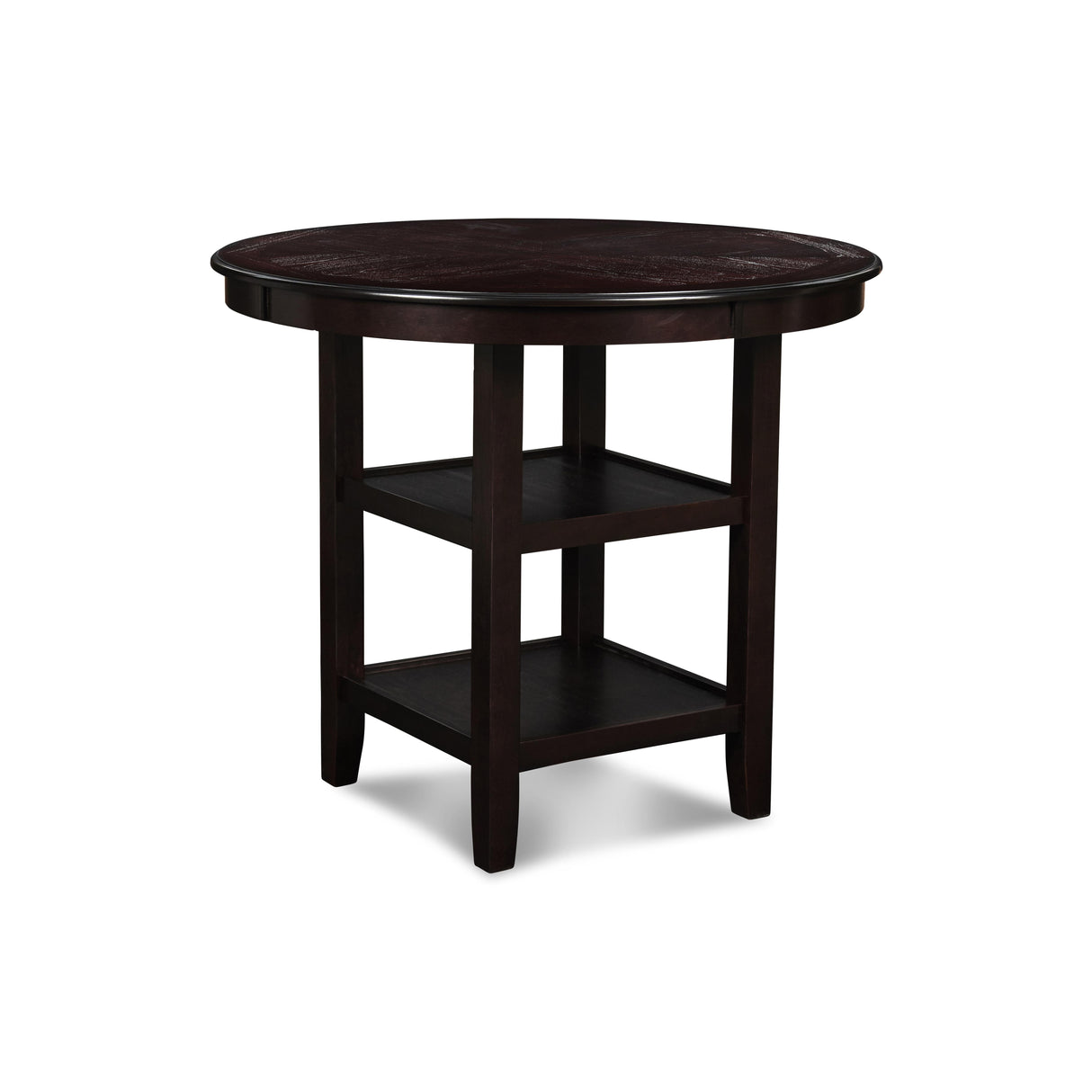 GIA ROUND COUNTER DINING 5 PC SET-EBONY