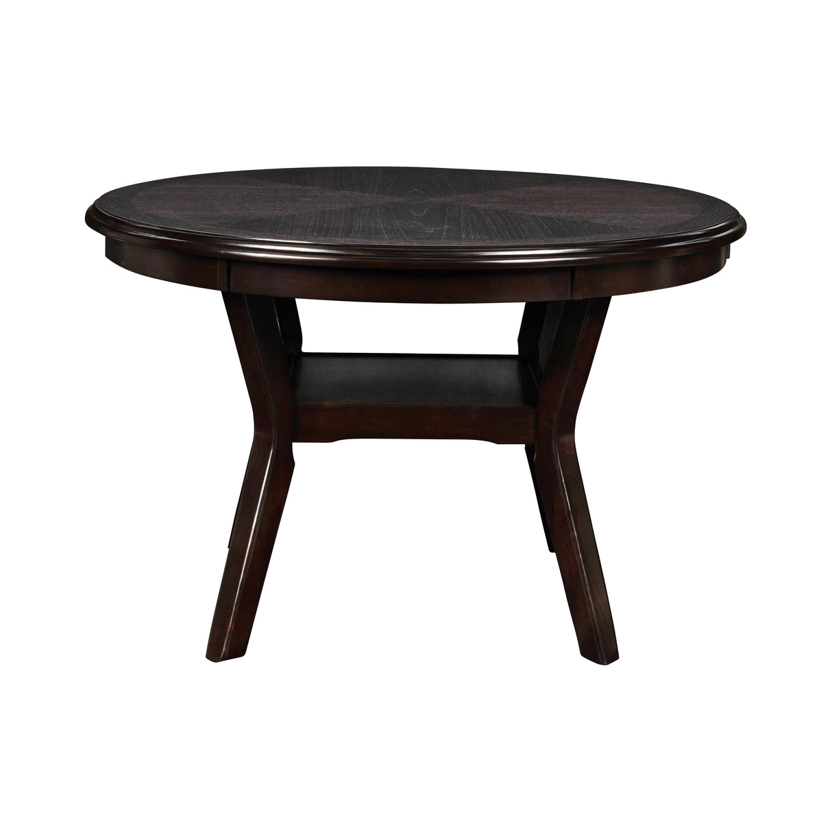 GIA ROUND DINING 5 PC SET-EBONY - galleria furniture outlet