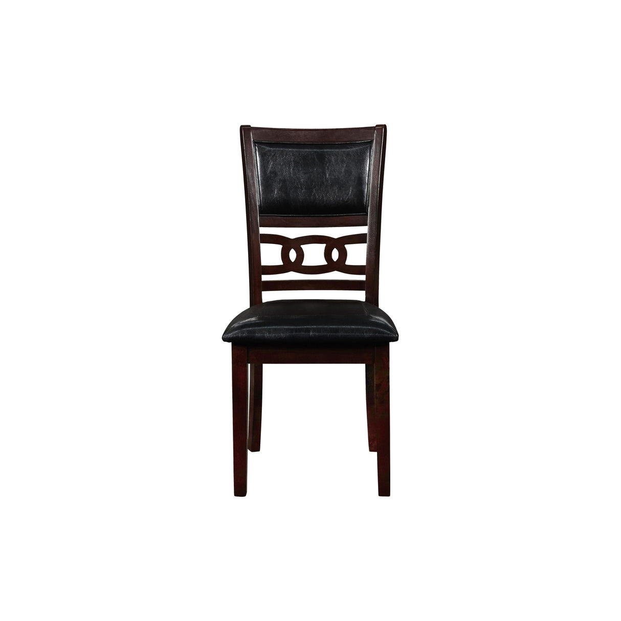 GIA ROUND DINING 5 PC SET-EBONY - galleria furniture outlet