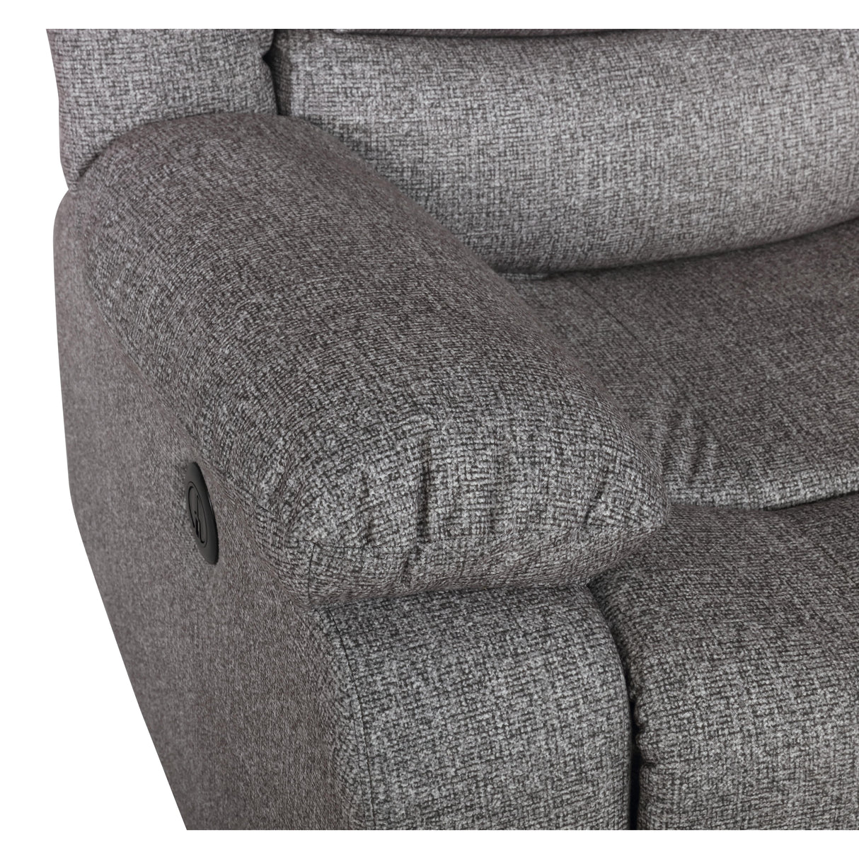GRANADA CONSOLE LOVESEAT W/PWR FR-GRAY