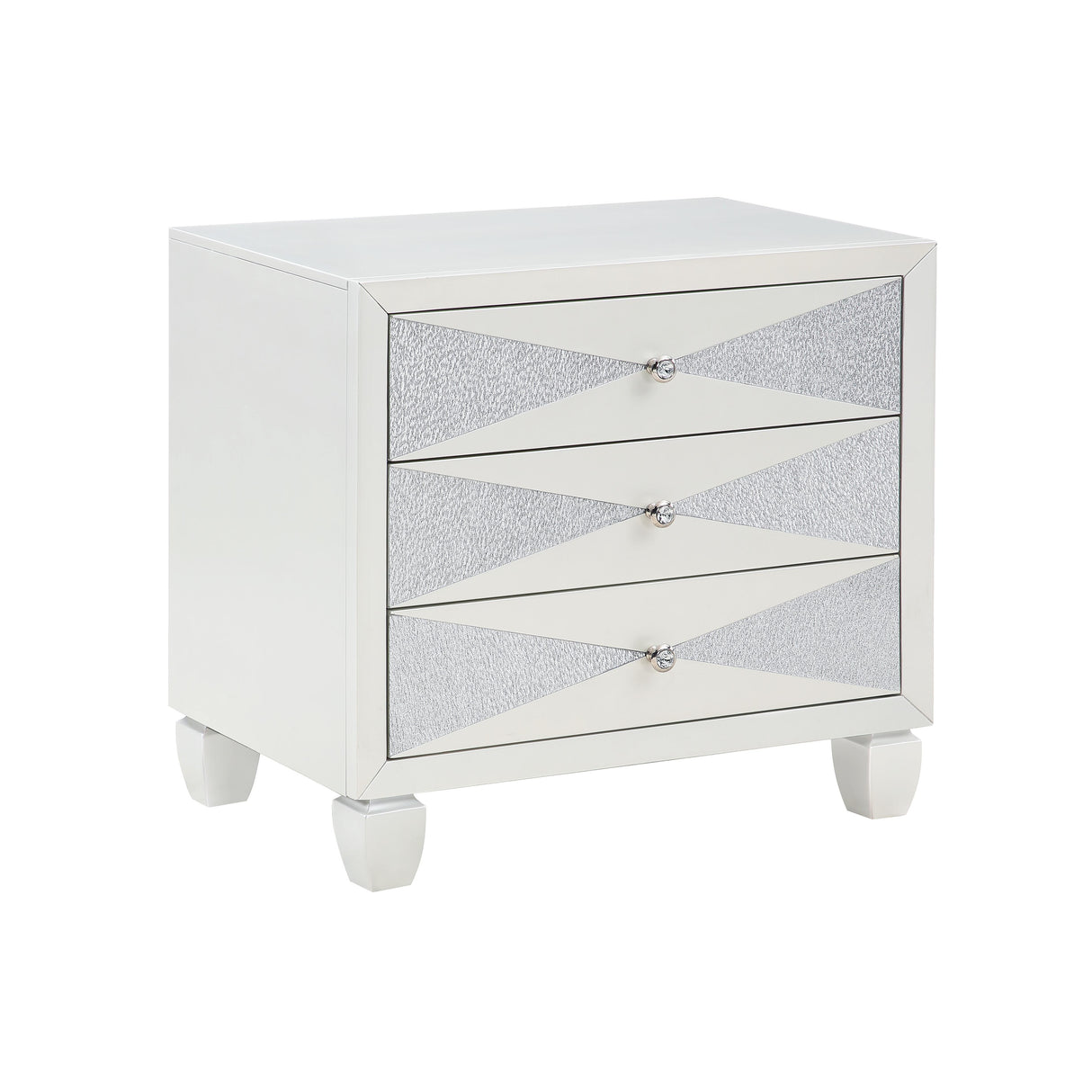 HARLEQUIN NIGHTSTAND-PLATINUM