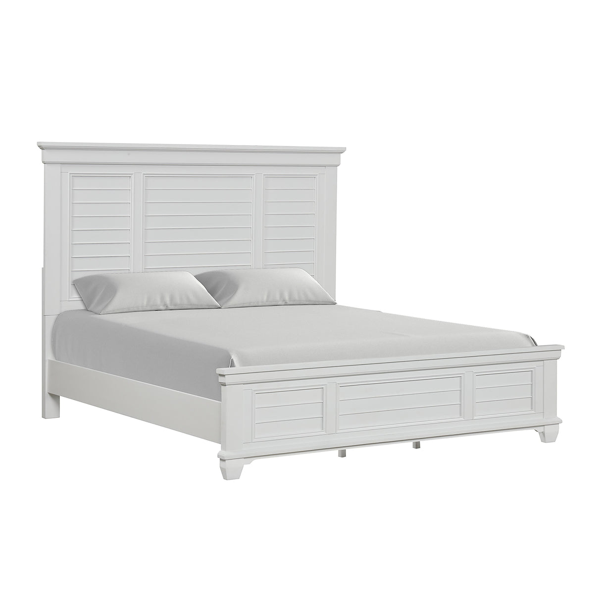 JAMESTOWN 6''6" / 6''0" K FOOTBOARD & SLATS- WHITE