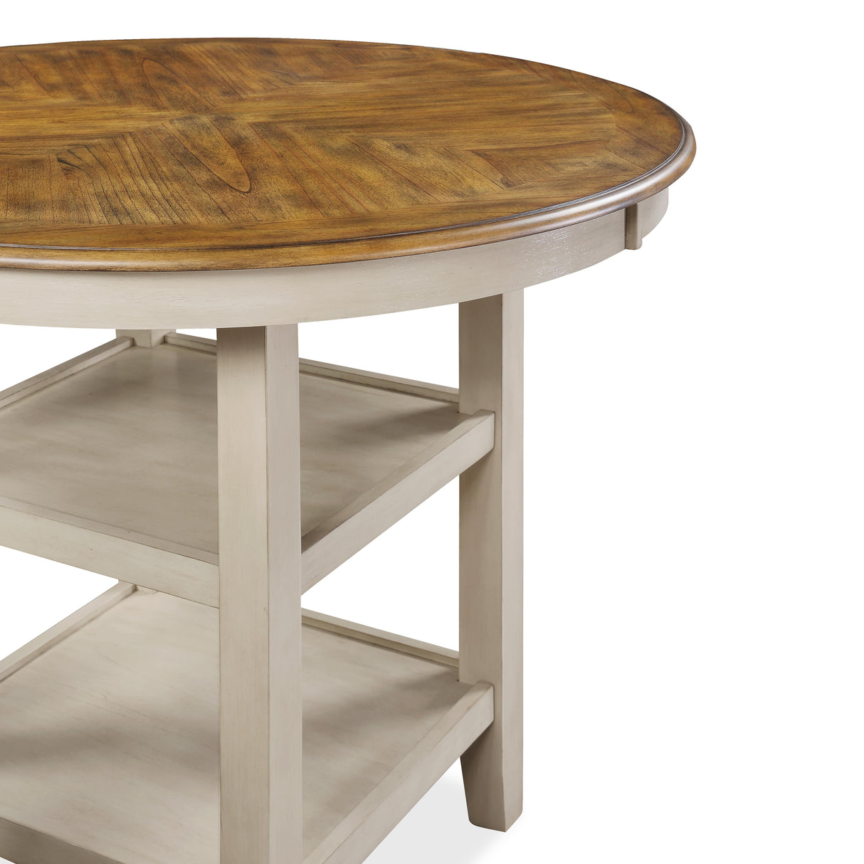 MITCHELL 5 PC COUNTER SET-TWO TONE BISQUE/BROWN