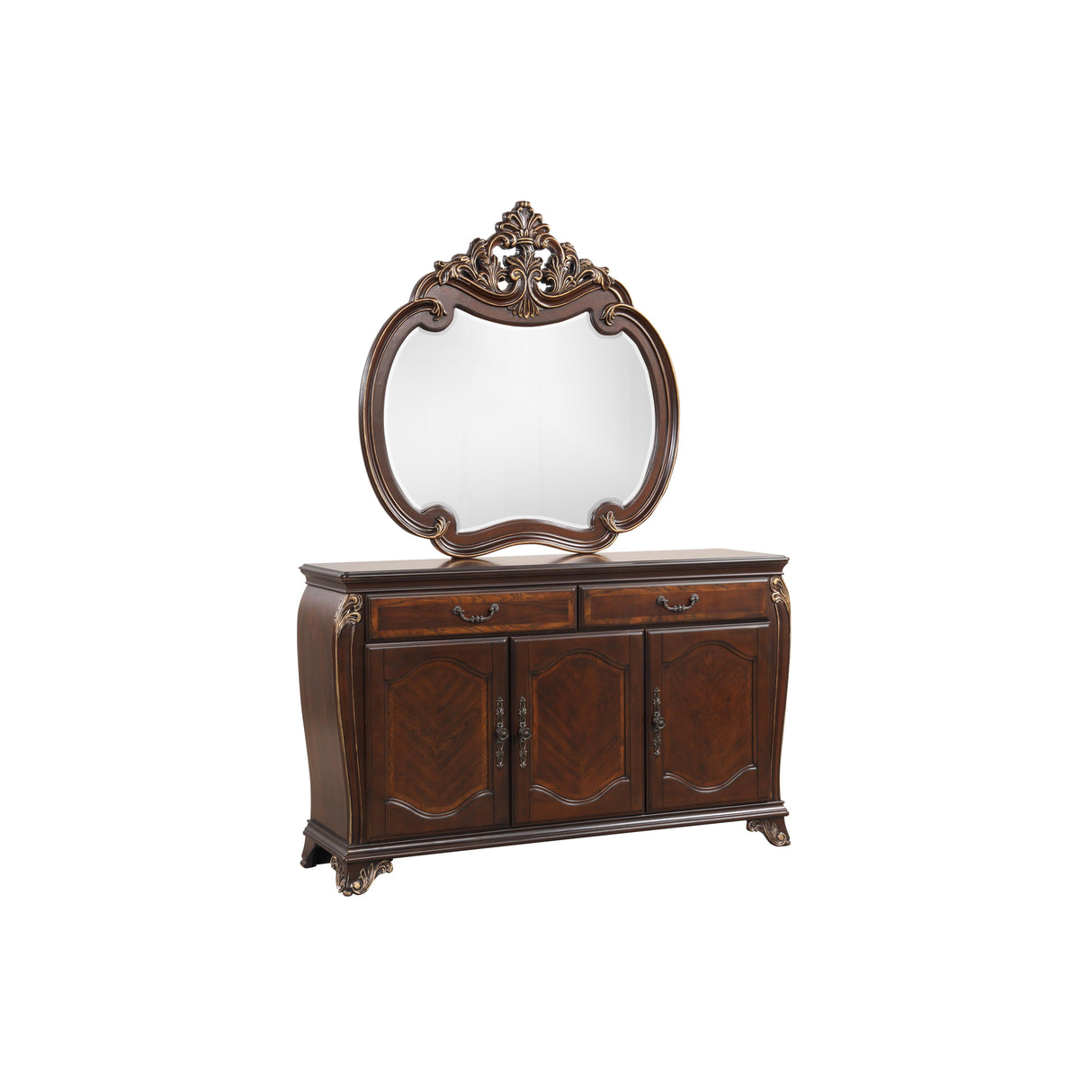 MONTECITO BUFFET MIRROR-CHERRY