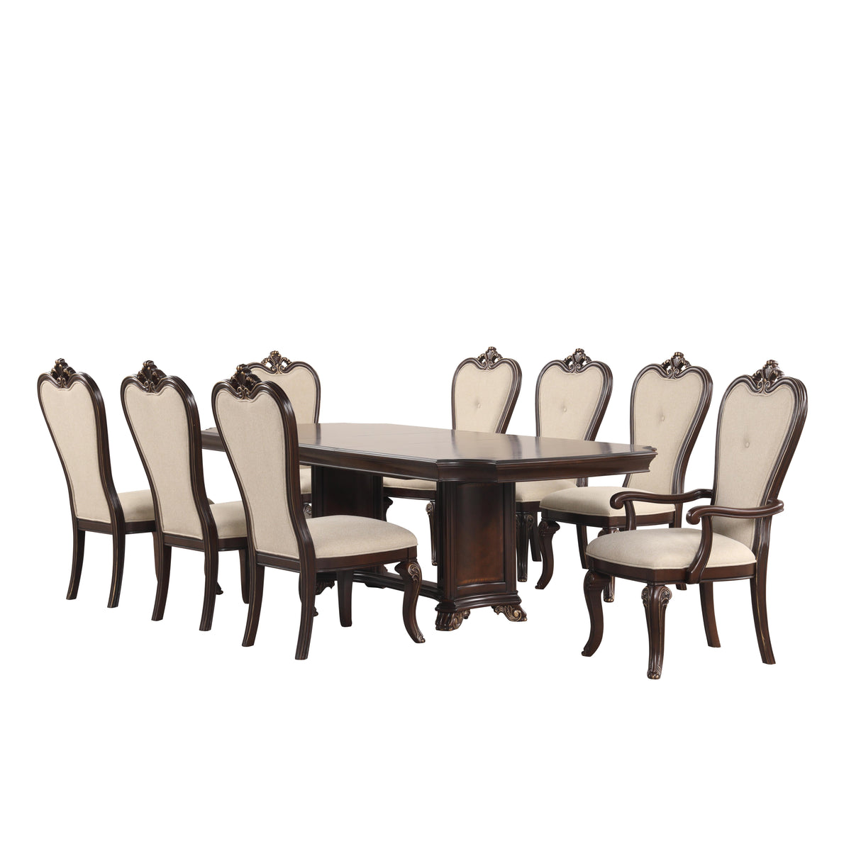 MONTECITO SIDE CHAIR-CHERRY (2 PER CARTON) - galleria furniture outlet