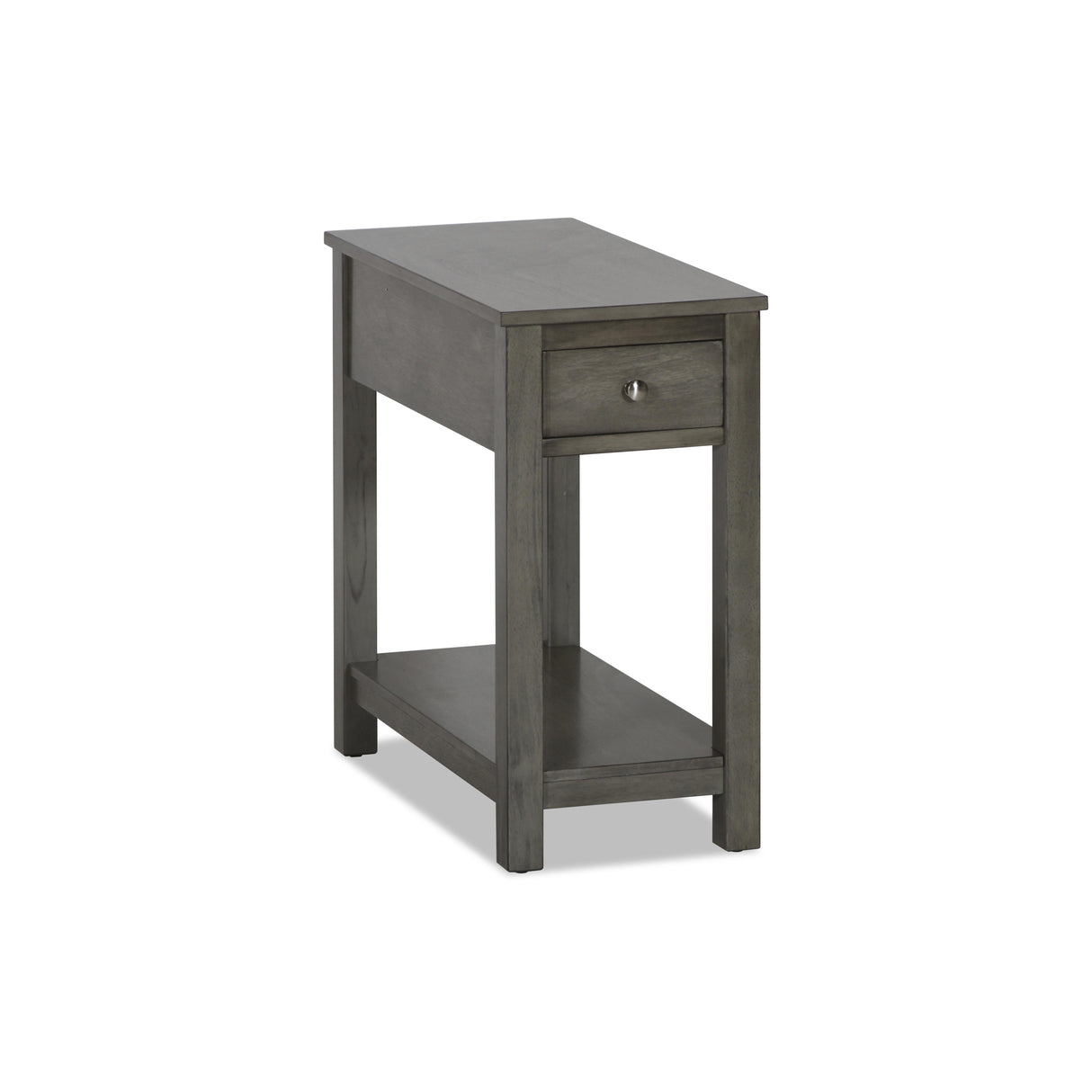 NOAH END TABLE WITH DRAWER-GRAY - galleria furniture outlet