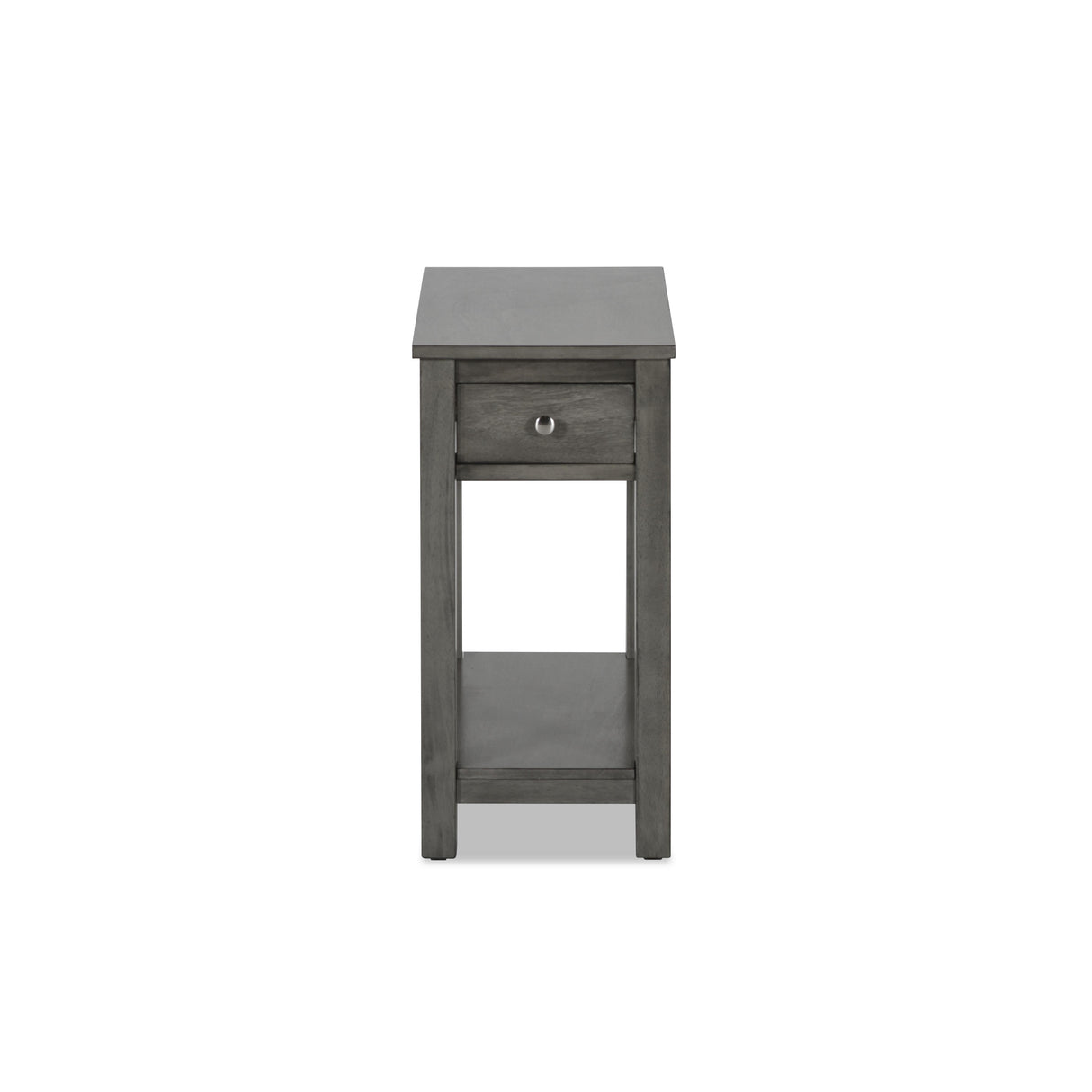 NOAH END TABLE WITH DRAWER-GRAY
