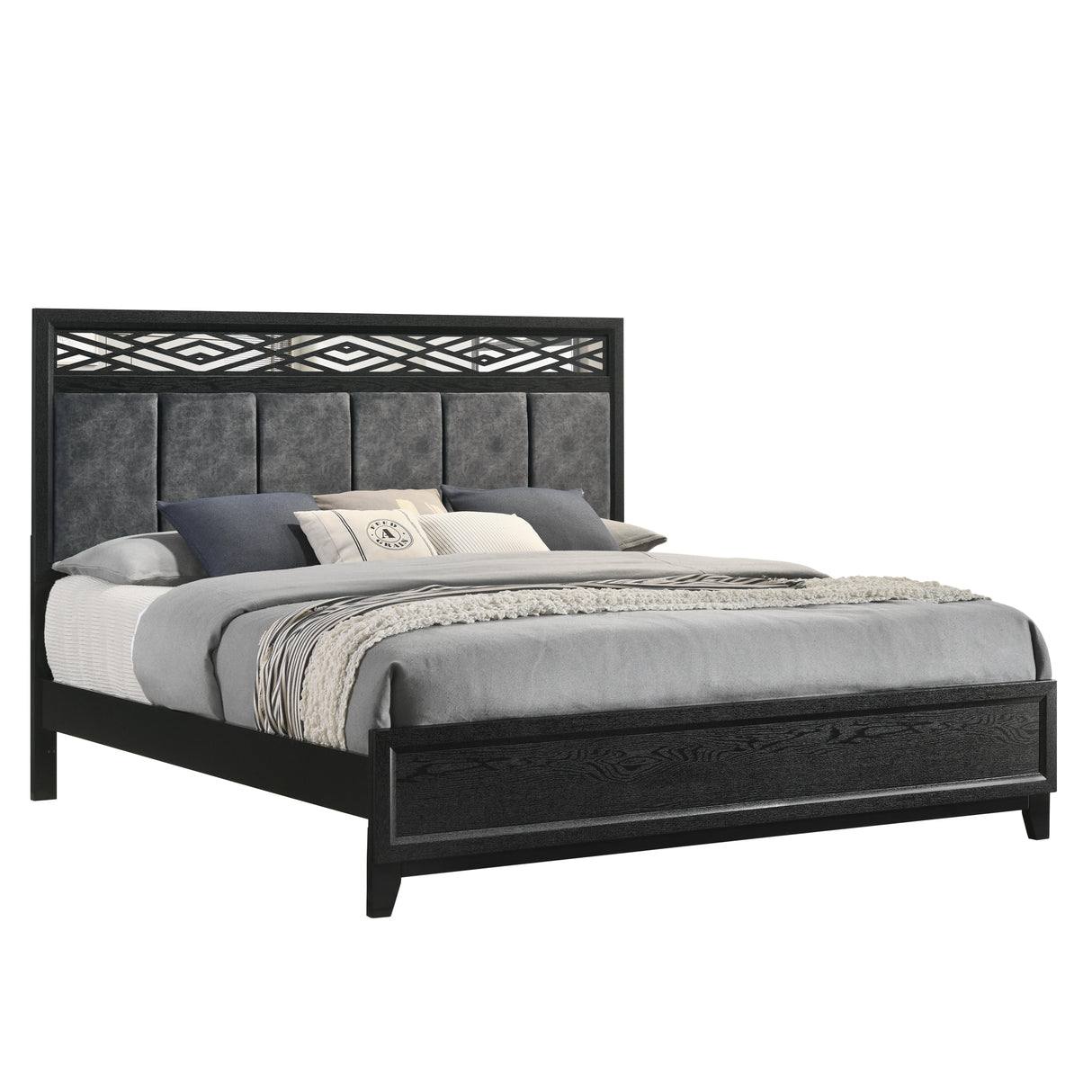 OBSIDIAN California King WK SIDE RAILS-BLACK