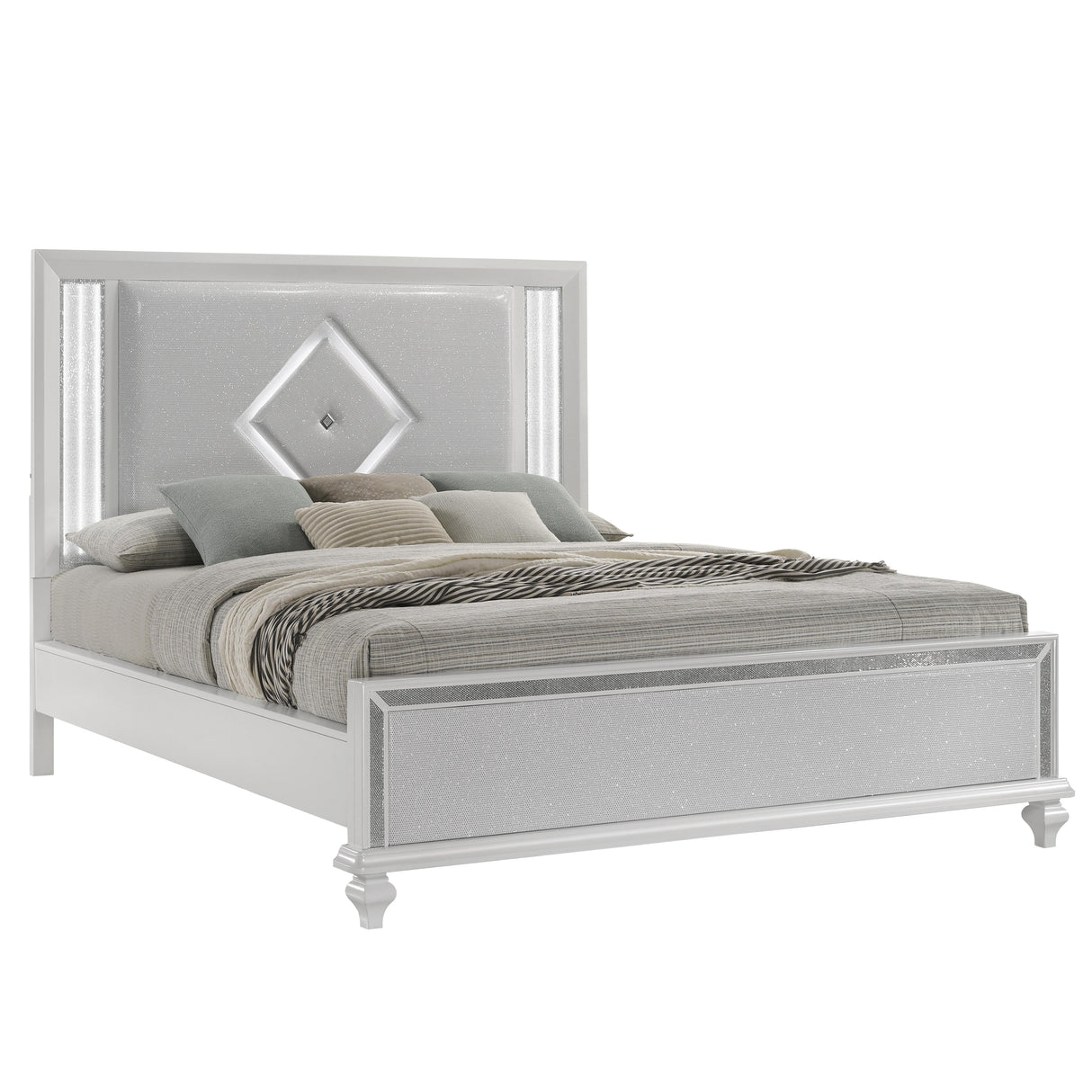 STARDUST California King WK SIDE RAILS-WHITE