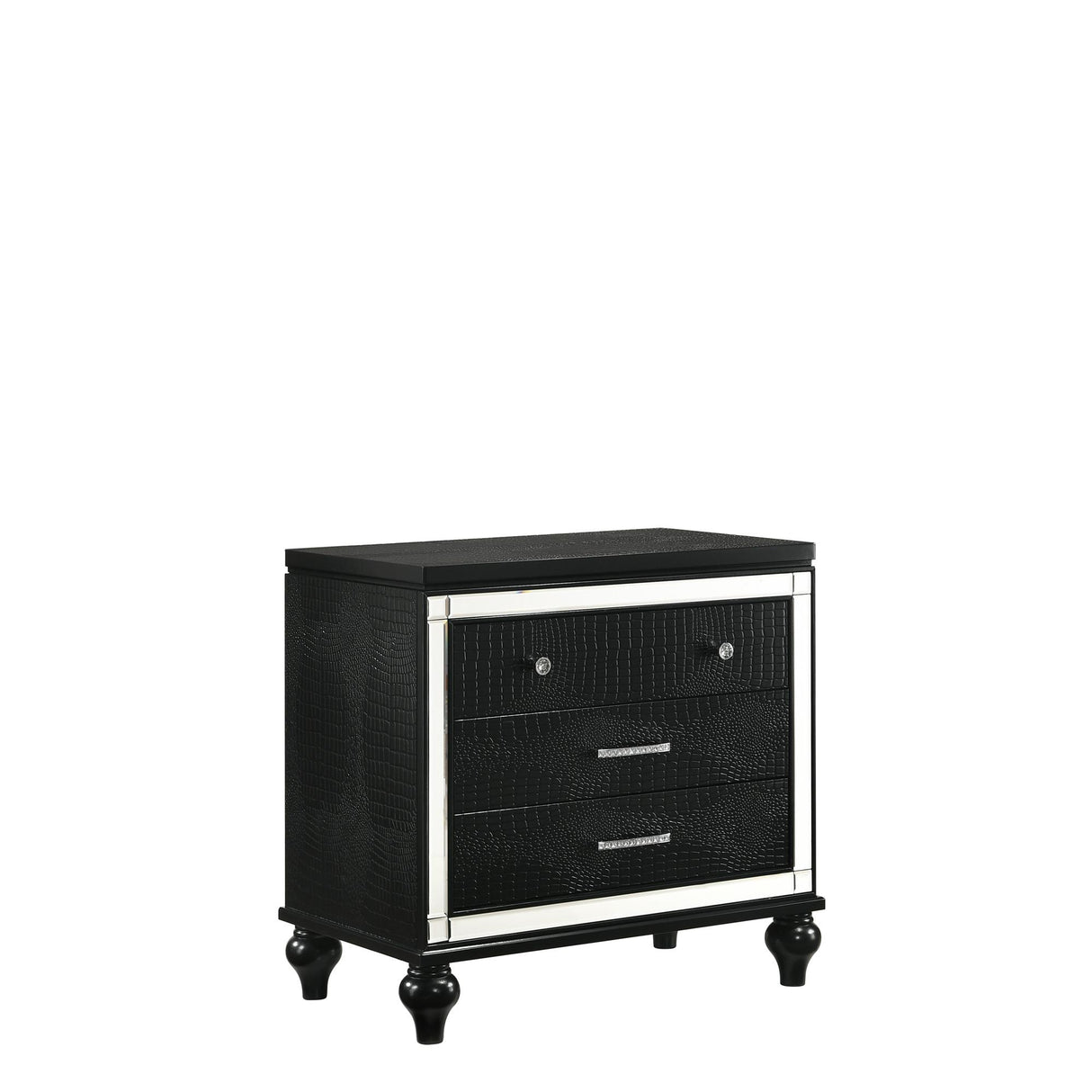 VALENTINO NIGHTSTAND-BLACK