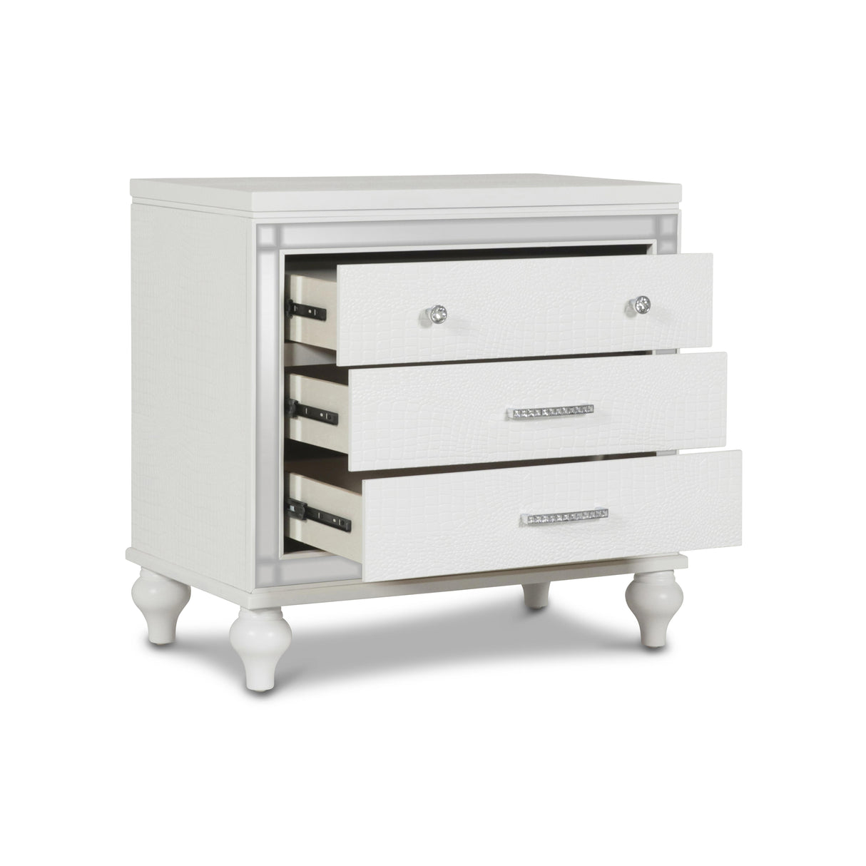 VALENTINO NIGHTSTAND-WHITE