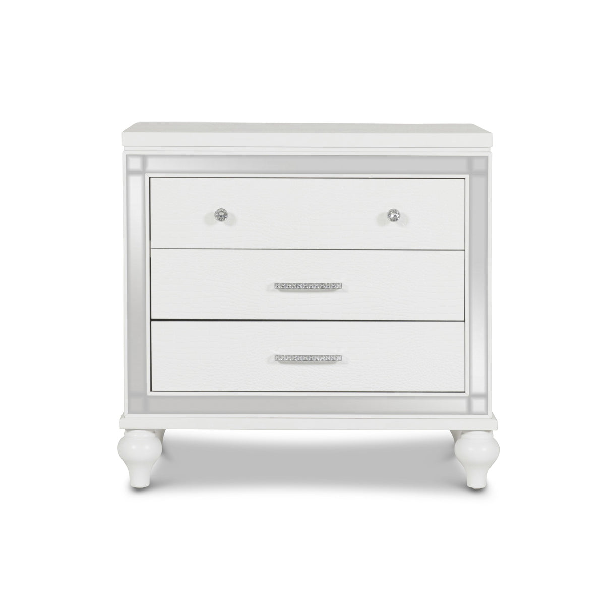 VALENTINO NIGHTSTAND-WHITE