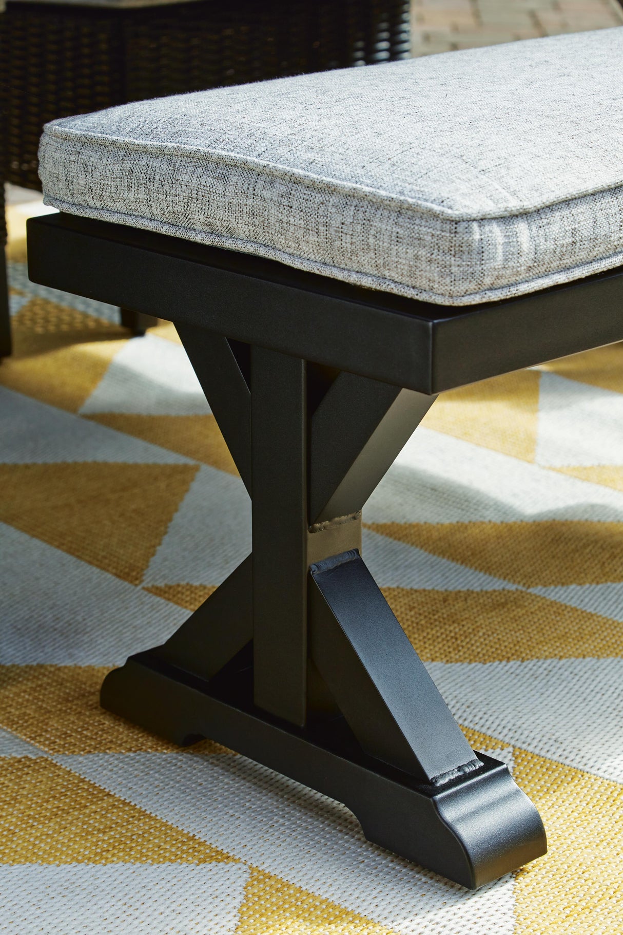 Beachcroft Outdoor Bench with Cushion
