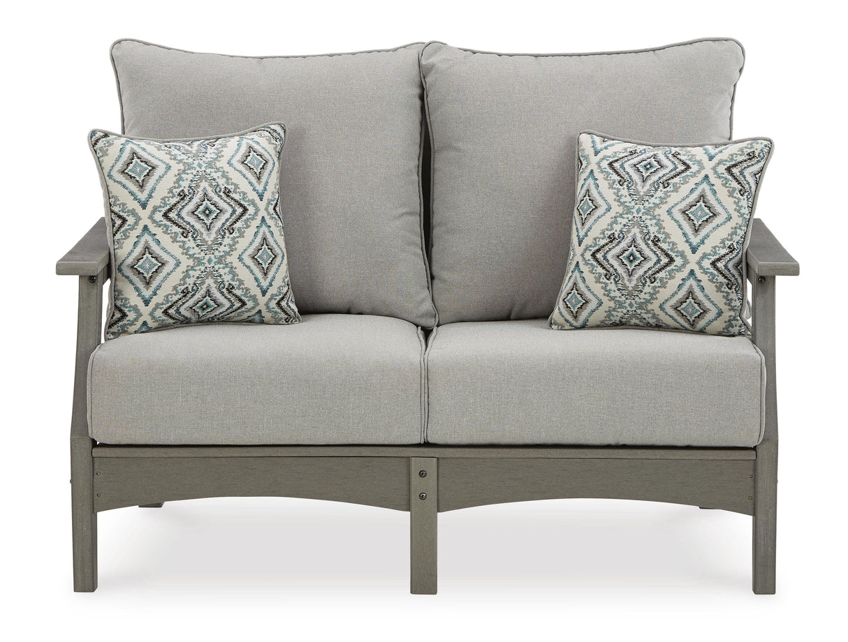 Visola Outdoor Sofa and Loveseat Set