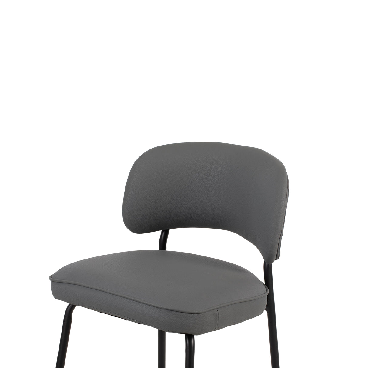 Blythe Gray Vegan Leather Counter Chair (2 Per Carton)
