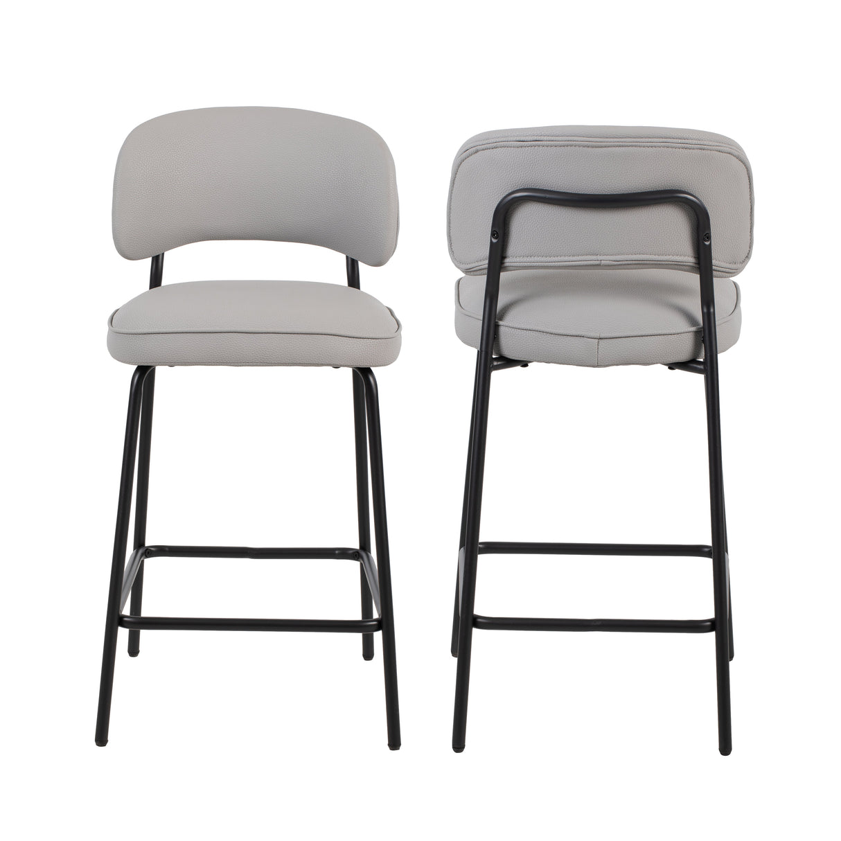 Blythe Ivory Vegan Leather Counter Chair (2 Per Carton)