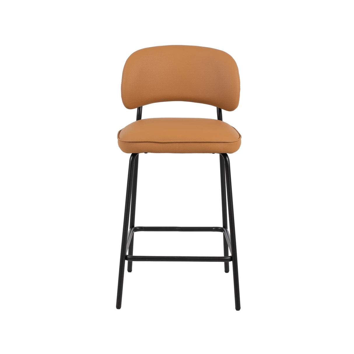 Blythe Orange Vegan Leather Counter Chair (2 Per Carton)