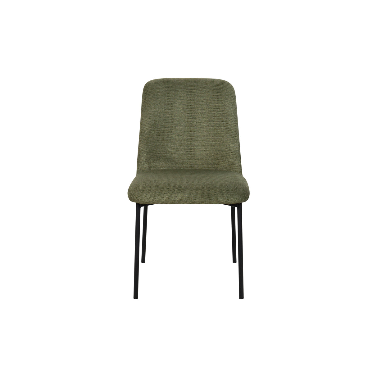 Erik Side Chair W/ Black Metal Frame -Green (2 Per Carton)