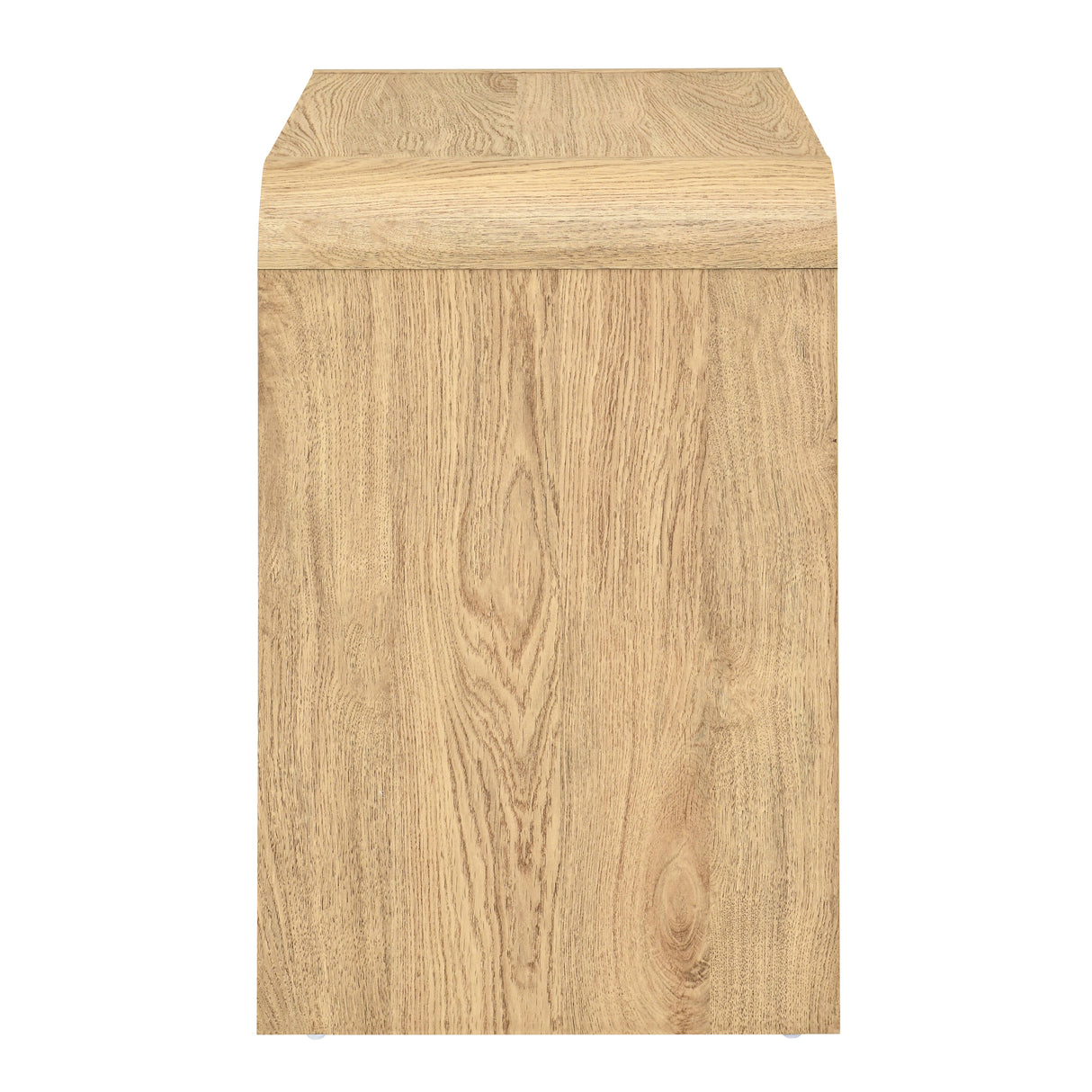 Mara Two Drawer End Table / Bedside Table-Natural