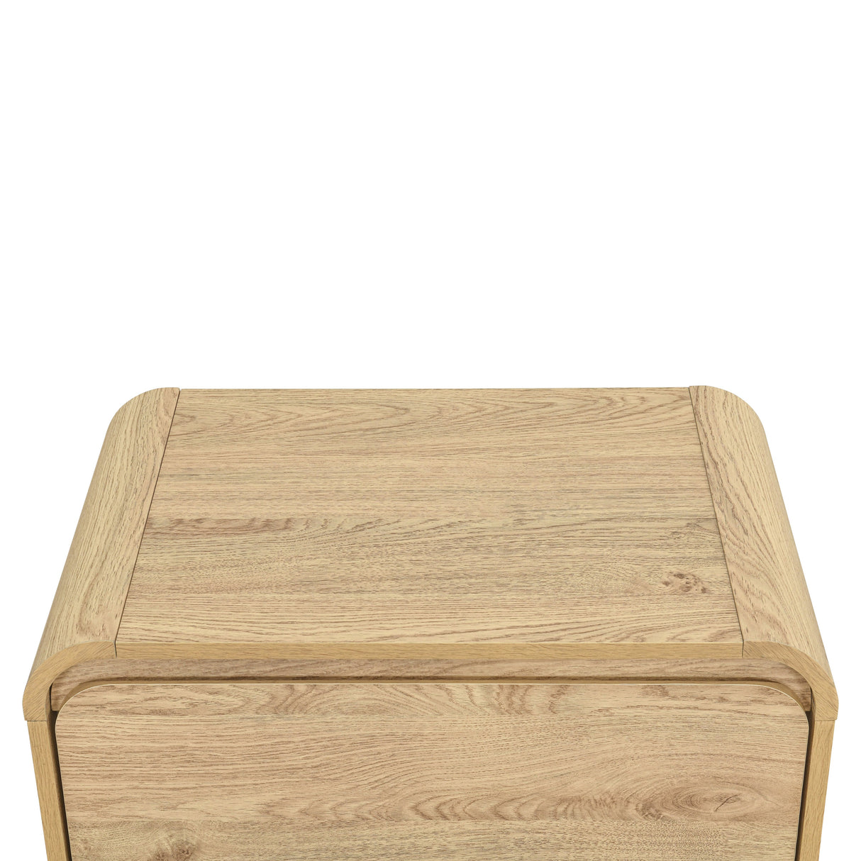 Mara Two Drawer End Table / Bedside Table-Natural