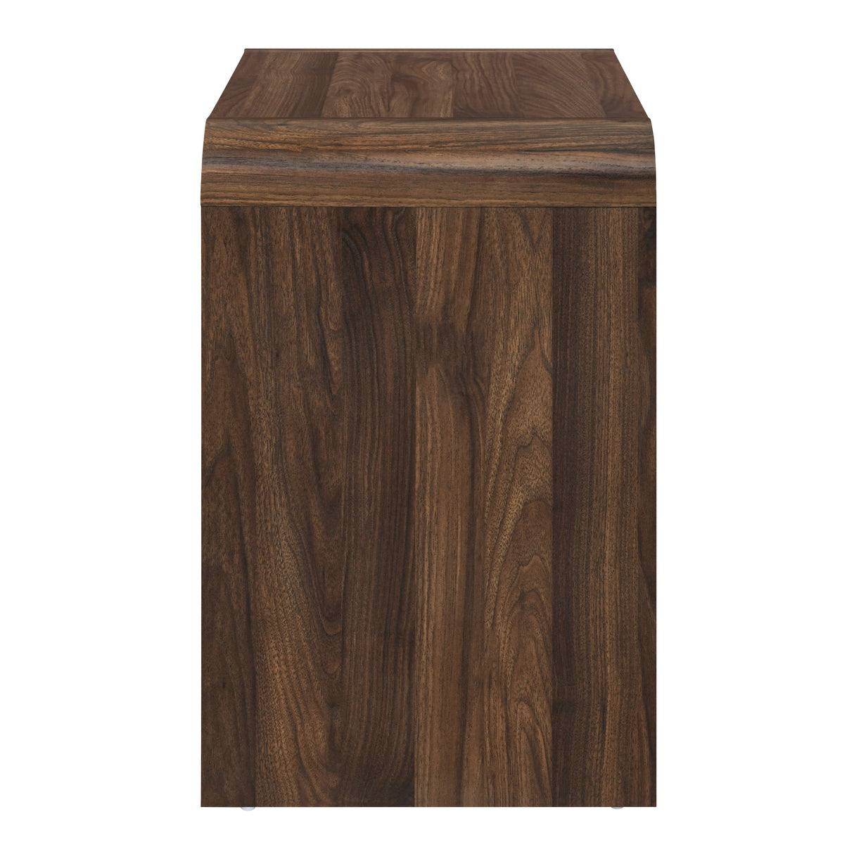 Mara Two Drawer End Table / Bedside Table-Walnut