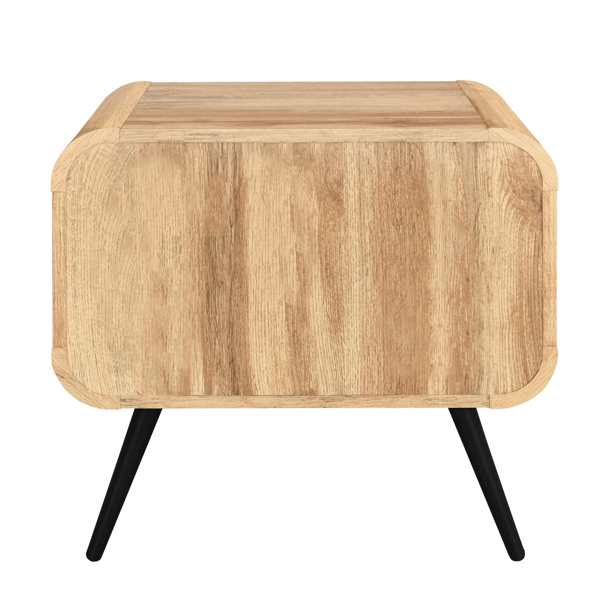 Rowan One Drawer End Table/Bedside Table-Natural