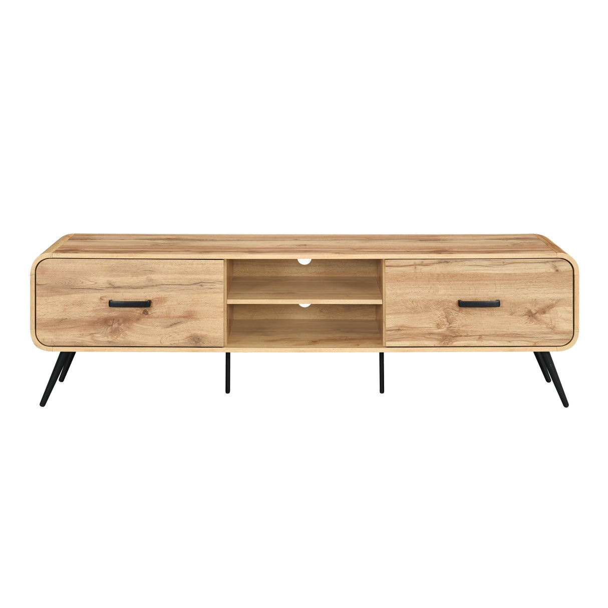 Rowan 71" Low Profile Tv Console-Natural