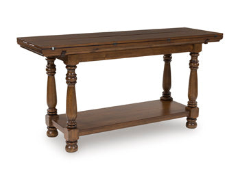 Sturlayne Flip Top Sofa Table - galleria furniture outlet