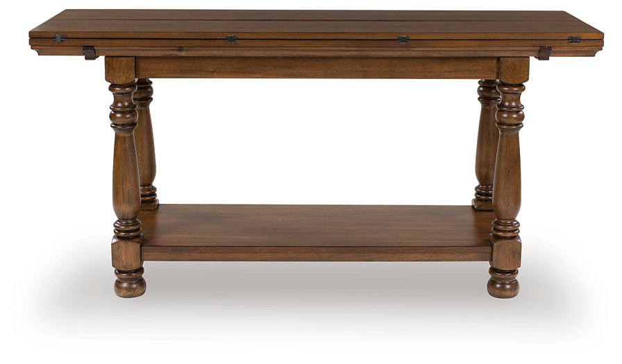Sturlayne Flip Top Sofa Table - galleria furniture outlet