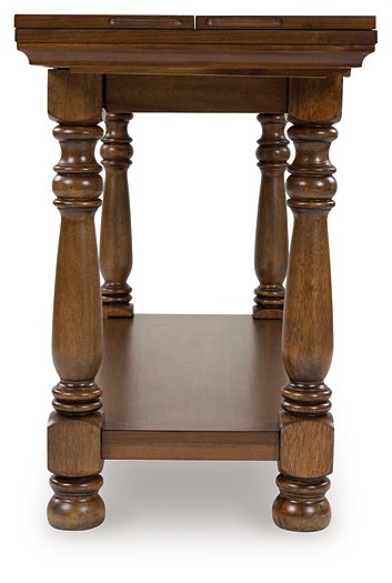 Sturlayne Flip Top Sofa Table - galleria furniture outlet