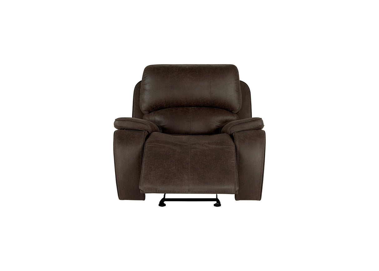 Brookings Glider Recliner W/Pwr Hr & Fr-Brown